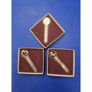 Polished Brass 3" Bookmarks Set of 3 New in Box